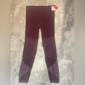 SPANX Deep Burgundy look at me now Leggings